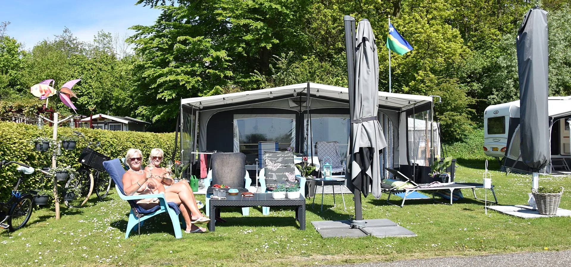 Naturistencamping Nederland seizoenplaats 3