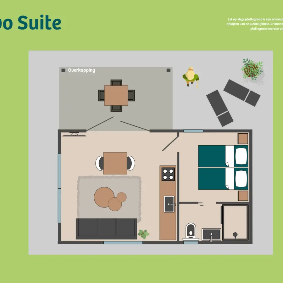 Flevo Suite Plattegrond
