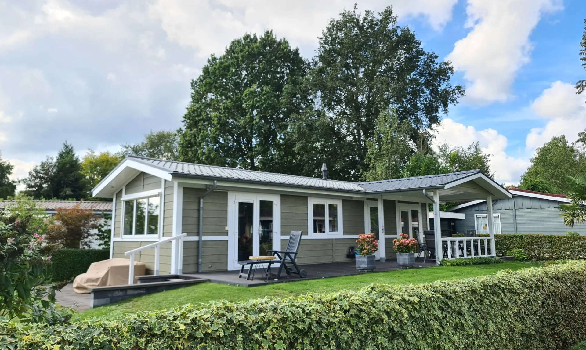 Naturisten huisje Nederland chalet 1